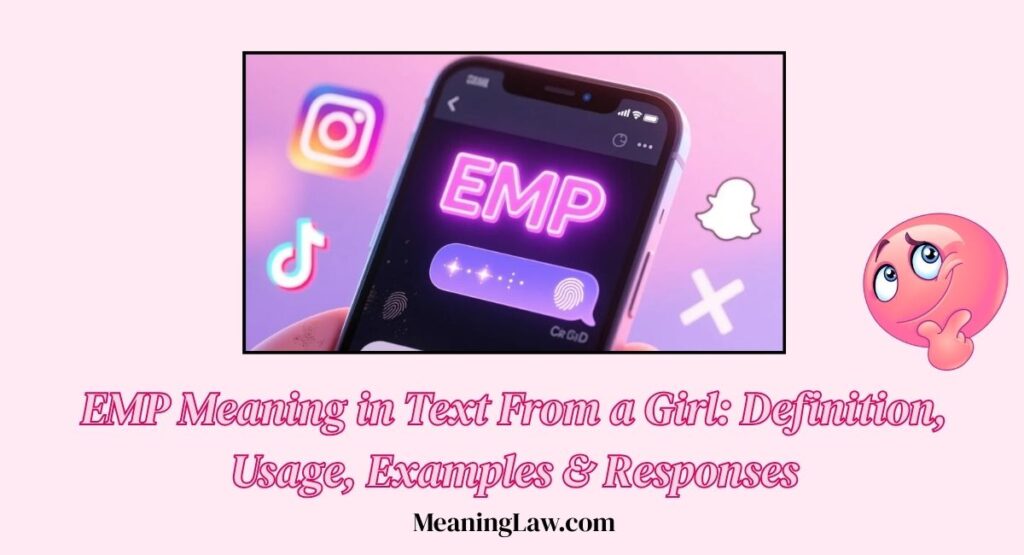 EMP Meaning in Text From a Girl
