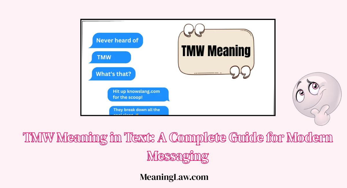 TMW Meaning in Text