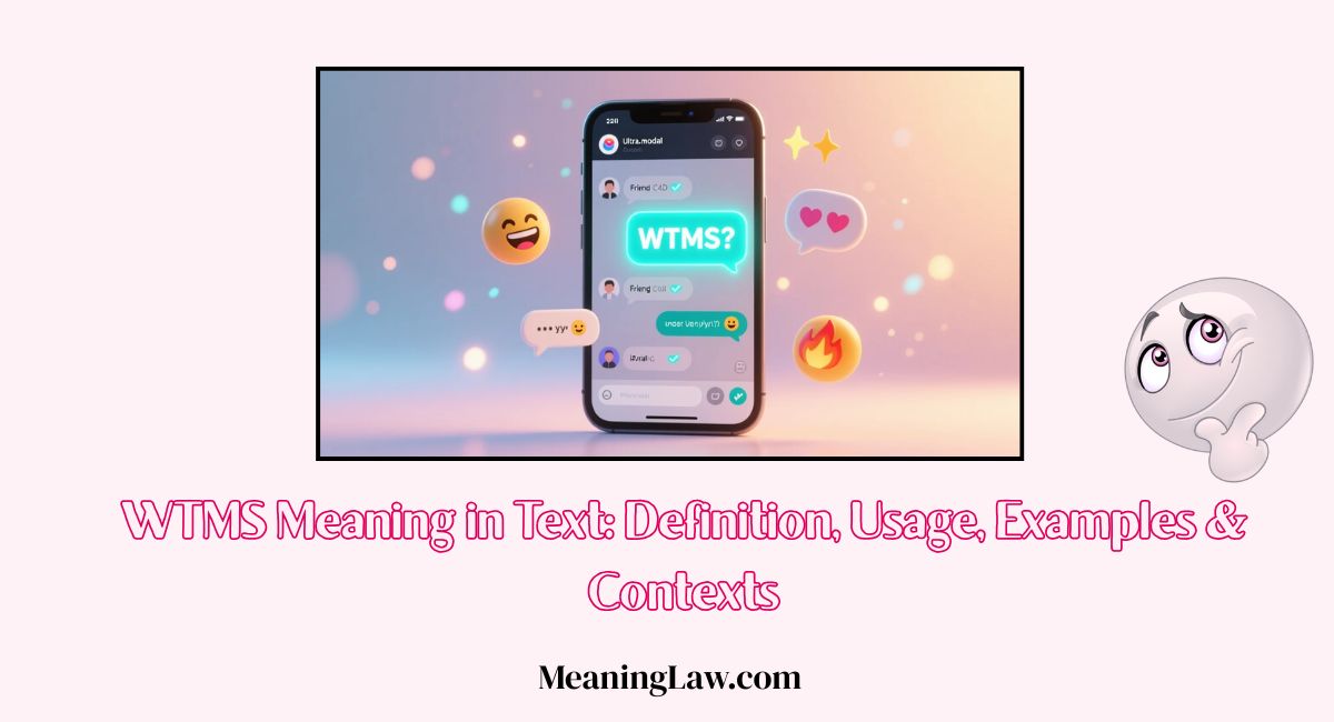 WTMS Meaning in Text