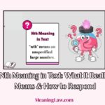 NTH Meaning in text