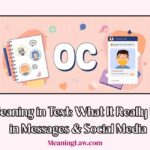 OC Meaning in Text
