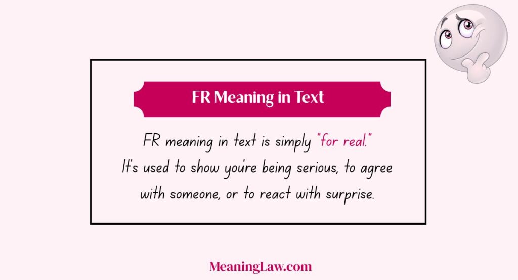 FR Meaning in Text