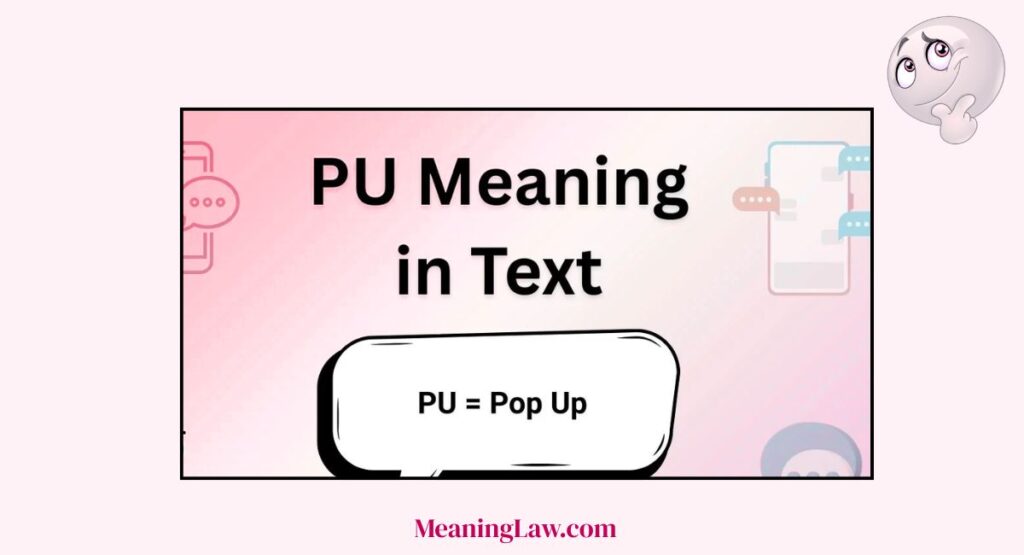 PU Meaning in Text