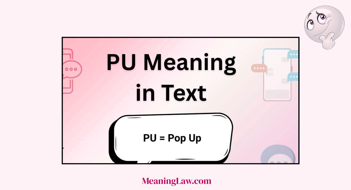 PU Meaning in Text