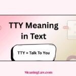 TTY Meaning in Text