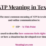 ATP Meaning in Text