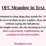 OFC Meaning in Text