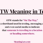 OTW Meaning In Text