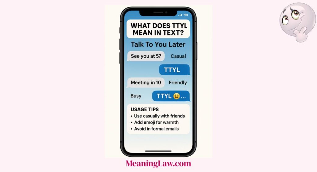 TTYL Meaning in Text