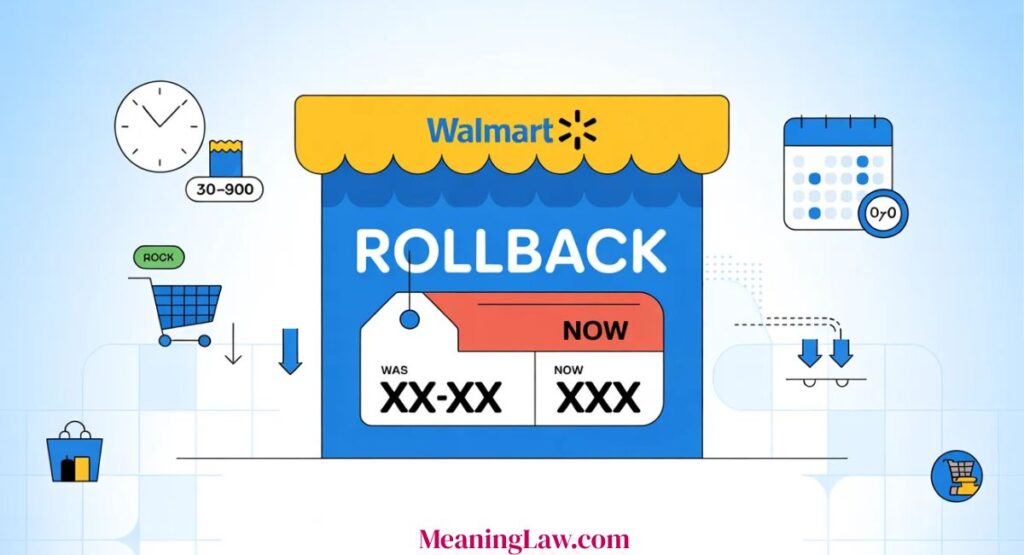 What Does Rollback Mean on Walmart