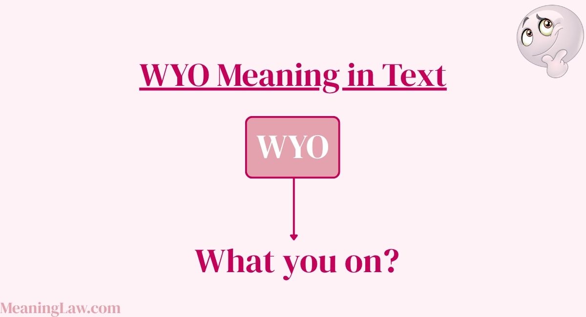 WYO Meaning in Text