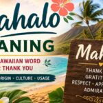 Mahalo Meaning