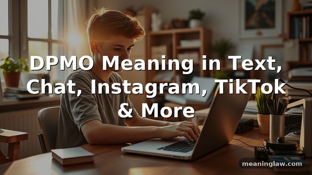 DPMO Meaning in Text, Chat, Instagram, TikTok & More